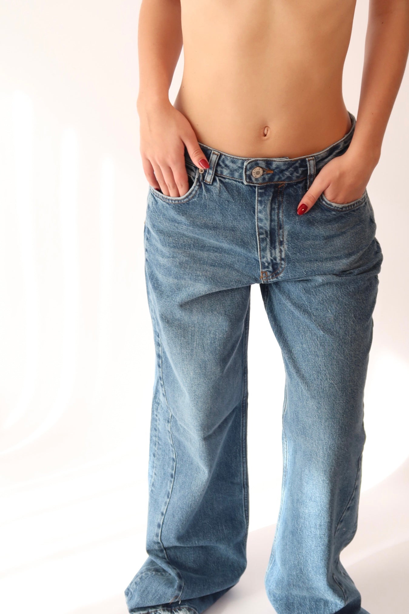Bare Blue jeans